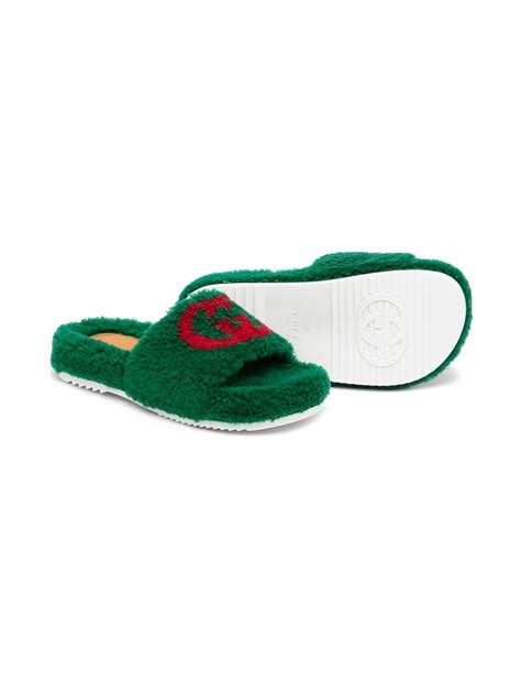 gucci slides faux fur|Gucci slides nordstrom.